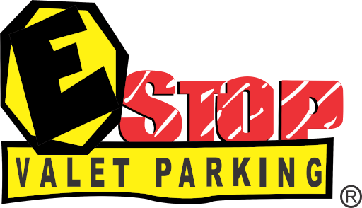 logotipo de stop valet parking